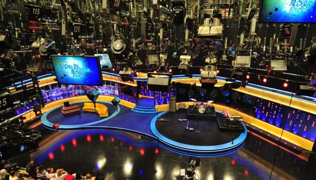 The Jonathan Ross Show set build for ITV
